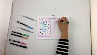 Easy Bullet Journal Calendar SetUp  Plan Your Year [upl. by Ayo]