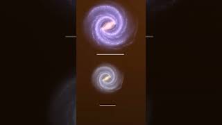 Milky way Galaxy इतनी छोटी है 🤯🤯 largest galaxy in universespace galaxy universe facts [upl. by Naliorf]