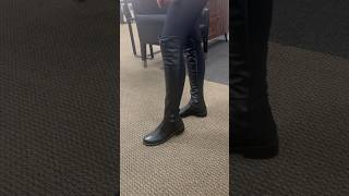 Stuart Weizmann 5050 over the knee bootstuartweitzman winterboots subscribe bootseasonsubcribe [upl. by Neslund]