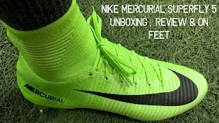 Nike Mercurial Superfly 5 Radiation Flare Pack  Unboxing Review amp On Feet [upl. by Aida928]