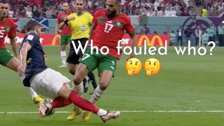 France v Morocco penalty controversy  Were Morocco robbed of a penalty  World Cup 2022 semi final [upl. by Sancho]