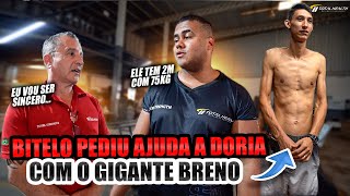 DORIA MANDOU A REAL COM BITELO SOBRE O GIGANTE BRENO DE 75KG [upl. by Gerianne42]