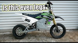 INSANE UPGRADE  Electro amp Co Razor Dirt Bike Review [upl. by Adranoel]