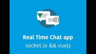 realtime chat app vuejs socket io introduction [upl. by Oreves]