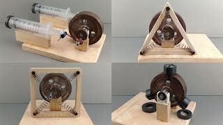 Top 5 Flywheel Spring Machine Make Free Energy Generator 220v At Home [upl. by Oirottiv696]