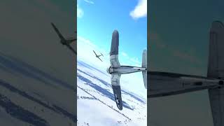 corsair vs bf 109 p2 warthunder ww2 flightsimulator shorts gaming [upl. by Thant]