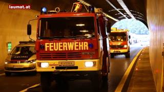 Schwerer Crash auf der Pyhrnautobahn im Wartbergtunnel [upl. by Dalt659]