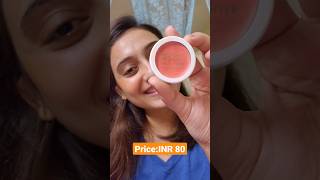 Insight cosmetics Cream Blusher under Rs80 insightcosmetics creamblush blush softsalmon [upl. by Helena]