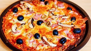 PIZZA SIN GLUTEN CON HARINA DE GARBANZOS  UnaChefenlaCocina [upl. by Aleta]