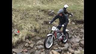 Yorkshire Classic pre 65 motorcycle championship trial Litton 230413 [upl. by Ettevad]