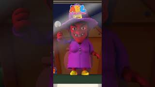 Scary Red Witch Hiding in the Haunted Window 🧙‍♀️shorts spooky kidssong [upl. by Og720]