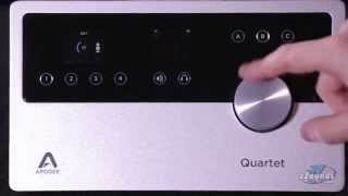 zZoundscom Apogee Quartet USB Audio Interface [upl. by Waldo]