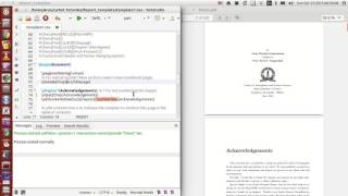 LaTeX Programming  054  Making Your Own ThesisReport Template Part 2 of 4 [upl. by Llerehc790]