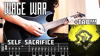 WAGE WAR  Self Sacrifice Guitar Cover  TAB NEW SONG 2024 [upl. by Xilef761]