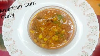 American corn gravy recipe in tamilcholam kulambuside dish for chappathirotinaan [upl. by Aicilas]