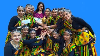 GARBA DANCE II Top Winners II BhatikarMHS [upl. by Rovert]