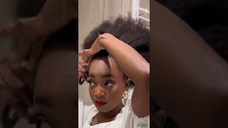 How I styled my hair in two different days fyp trend [upl. by Airrej]