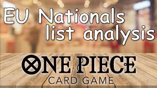 EU Analysis  Liverpool Nationals One Piece TCG [upl. by Esmerolda273]