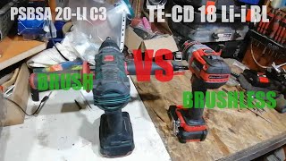 Parkside 45 Nm vs Einhell 60 Nm how many screws and unscrews Brushless vs Classic motor [upl. by Carolyn]