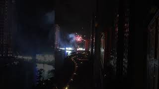 Random fireworks celebrating China national day [upl. by Okiman]