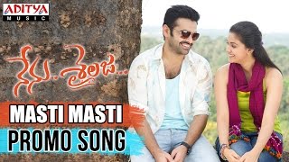 Masti Masti Promo Video Song II Nenu Sailaja Songs II Ram Keerthy Suresh Devi Sri prasad [upl. by Ecnarrat]