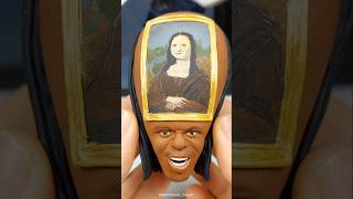 Mona Lisa KSI😂 clay art ksi meme art [upl. by Atsirc128]