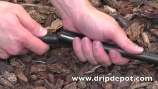 How to Use a Compression Coupler in a Drip Irrigation System [upl. by Salas]