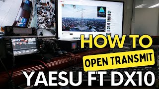 YAESU FTDX10 full open transmit MOD [upl. by Akired363]