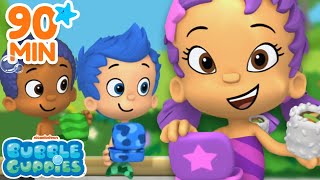 Lunchtime with Bubble Guppies 🍣 90 Minute Compilation  Bubble Guppies [upl. by Terb235]