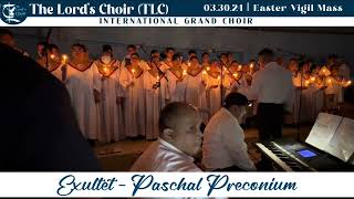 Exultet  Paschal Preconium  033024  Easter Vigil Mass  TLC Doha [upl. by Neeloj]