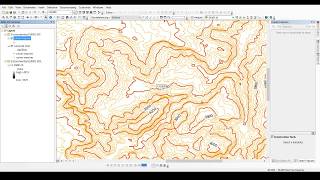 GENERACION DE CURVAS DE NIVEL EN ARCGIS 105 [upl. by Emily]