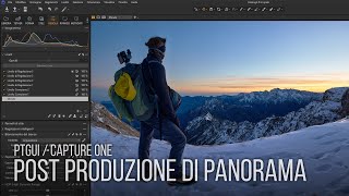 Post produzione di panorama  PTGUI  Capture One [upl. by Rehotsirk]