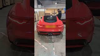 V6 Jaguar FType sounds insane 🔉😍 carshorts modifiedcars exhaustsound jaguar jaguarftype [upl. by Auoz201]