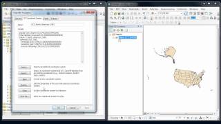 ArcGIS  Coordinate systems 1  Basics [upl. by Jariv46]