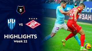 Highlights FC Nizhny Novgorod vs Spartak 11  RPL 202122 [upl. by Notsle981]