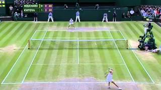 Kvitova dukes out amazing rally  Wimbledon 2014 [upl. by Sylvie]