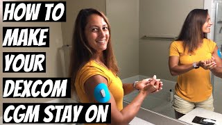 How to Make Your Dexcom CGM Stay on Using an Overlay Tape [upl. by Yaresed]