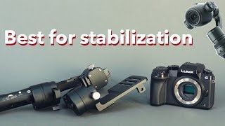 Zhiyun Crane 3 Axis Gimbal vs DJI Osmo comparison [upl. by Renard]