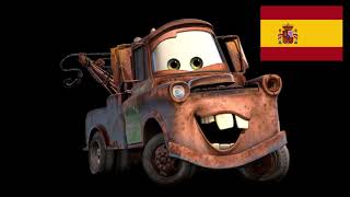 Cars MaterNational Championship  Mater Voice Clips Spanish [upl. by Manoop432]