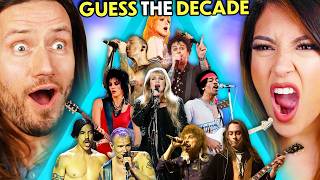 Adults Try To Guess The Decade Of Iconic Rock Songs  React [upl. by Soble]