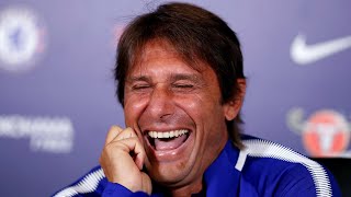 Antonio Conte laughs off Diego Costa comments and says he is the past [upl. by Giordano709]