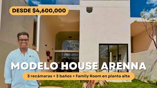 ¡¡¡Casa de 3 HABITACIONES de 2 pisos ALBERCA en 4600000 pesos en Zona Norte de Mérida [upl. by Giuliana]