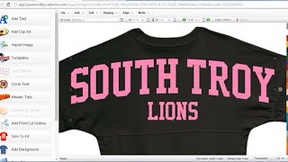 Creating Artwork for Spiritwear with CadworxLIVE [upl. by Easlehc]