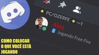 Como Colocar o que você está Jogando no Discord Celular Pc e Navegador Pc Fraco [upl. by Beghtol]