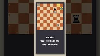 ♟ White to move  Checkmate in 4  Set Play chess chesspuzzle checkmate [upl. by Raymond]