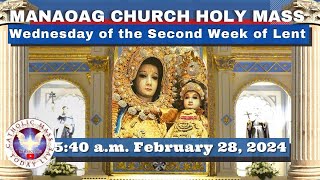 CATHOLIC MASS OUR LADY OF MANAOAG CHURCH LIVE MASS TODAY Feb 28 2024 540am Holy Rosary [upl. by Broderick540]