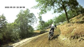 Motocross Rivarolo Canavese MX2 Over40 29052011 [upl. by Ainosal]