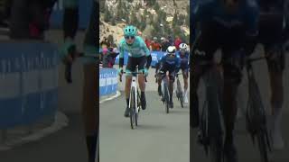 If you look REALLY closely youll see Pellizzari narrowly edge out Nairo Quintana to win Cima Coppi [upl. by Siul]