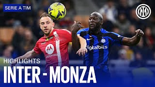 INTER 01 MONZA  HIGHLIGHTS  SERIE A 2223 ⚫🔵🇬🇧 [upl. by Ahsieken26]