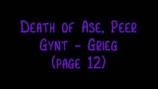 Death of Ase Peer Gynt  Grieg [upl. by Ehcnalb]